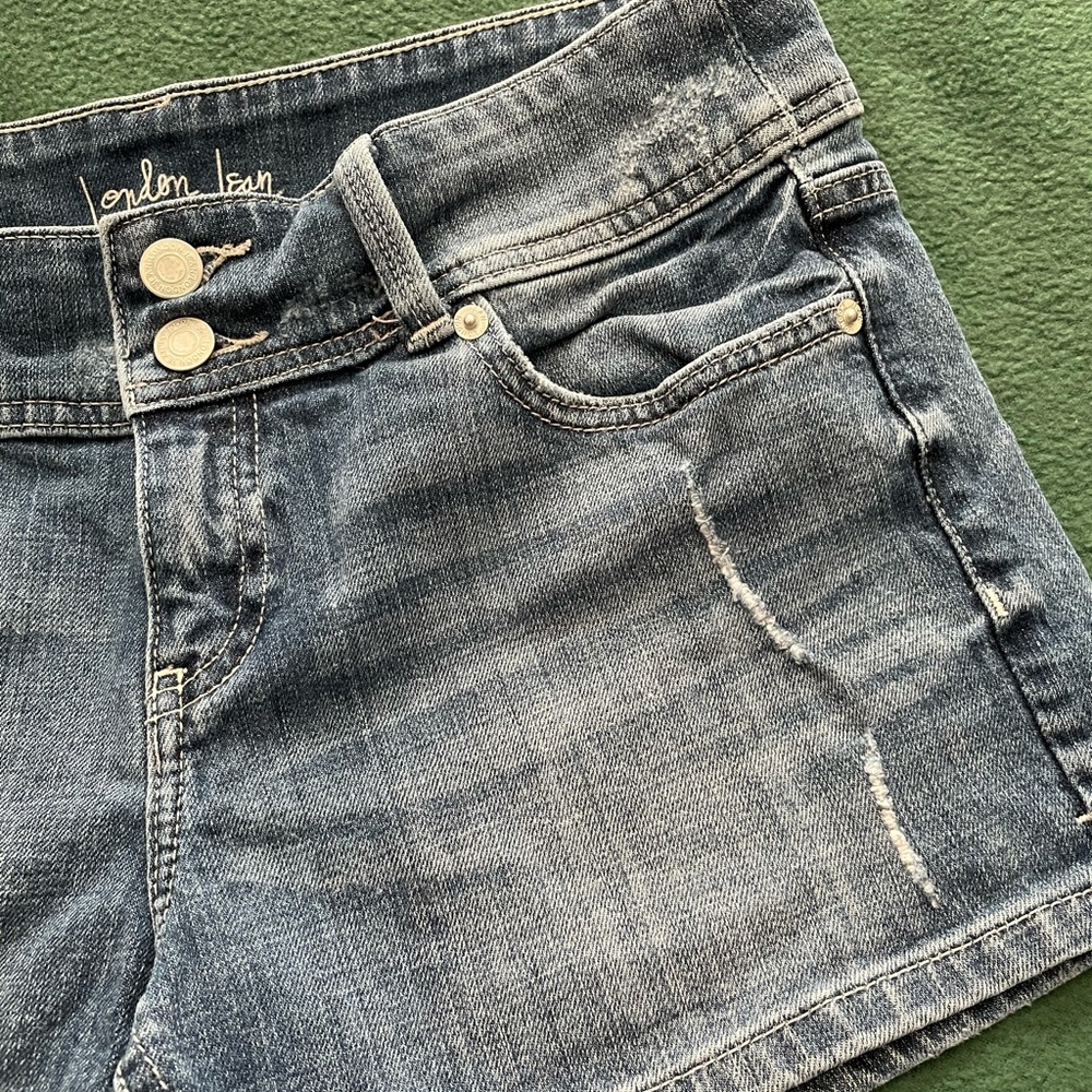 London Jean Denim Shorts - Picture 2 of 10